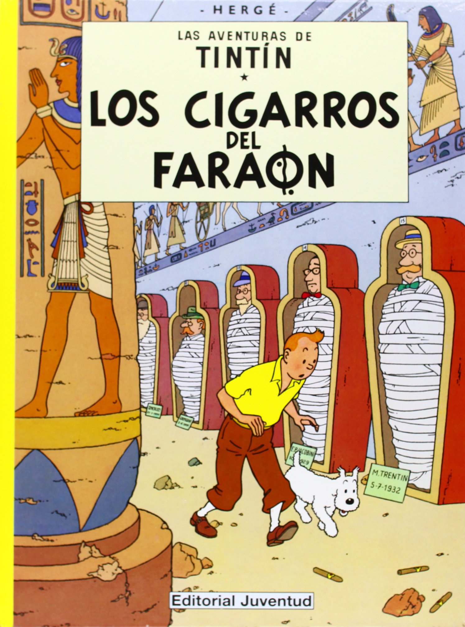 Tintin Los cigarros del faraon de Herge