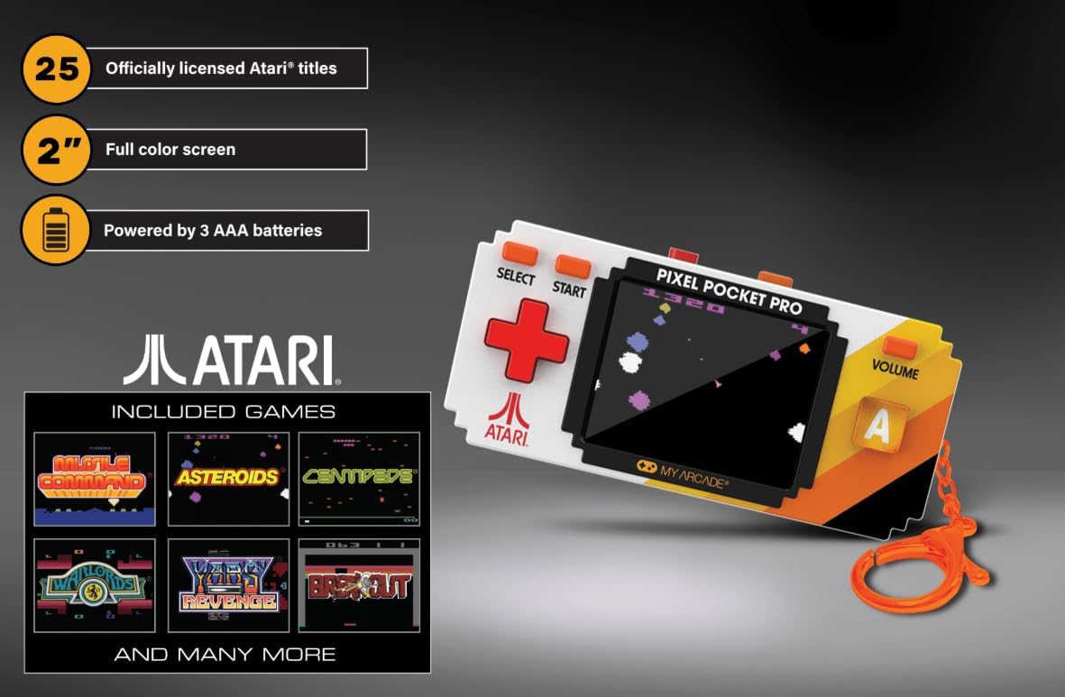 Consolas My Arcade ATARI Pixel Pocket Pro