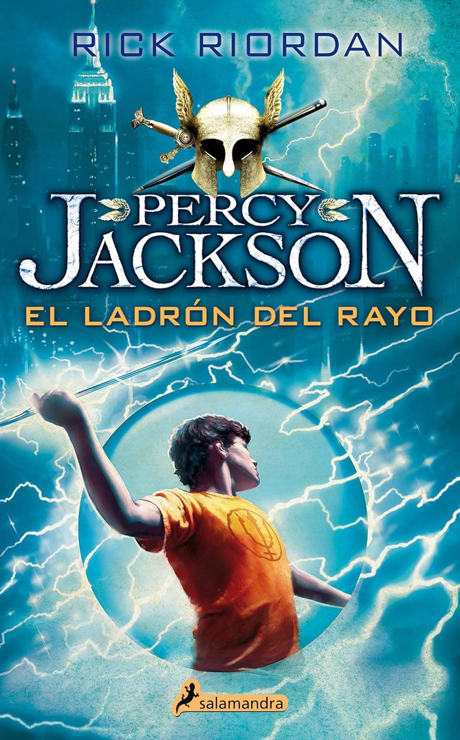 Libro Percy Jackson Y el ladron del rayo de Rick Riordan