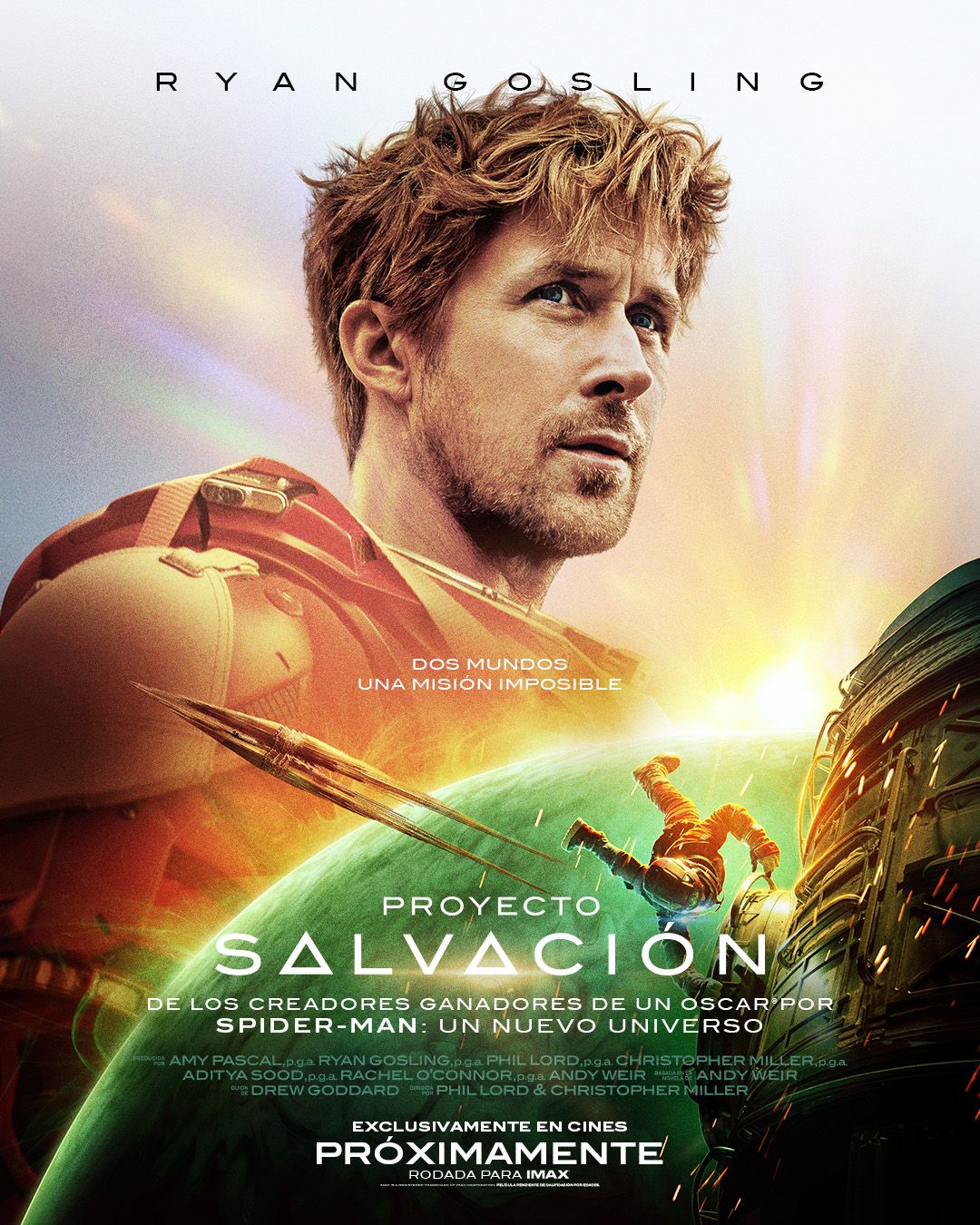 Pelicula Proyecto Salvacion de Ryan Gosling