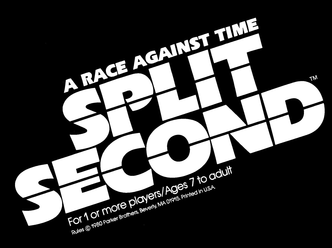 Split Second Portada Instrucciones