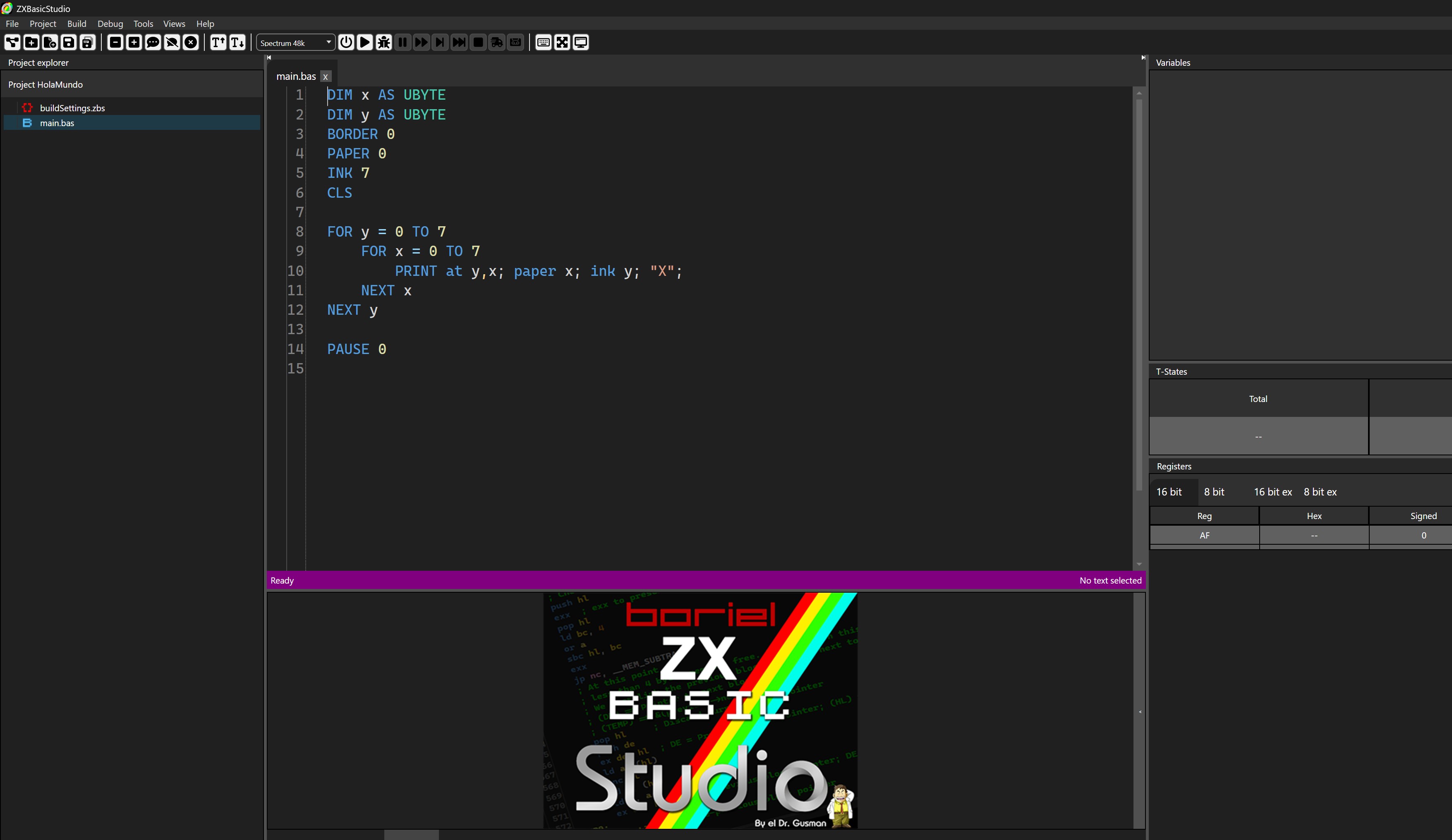 ZX Basic Studio